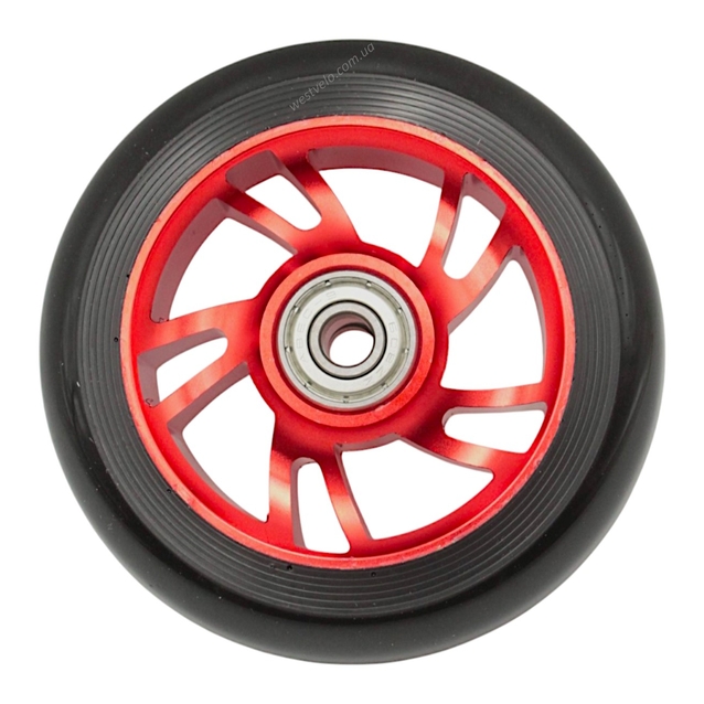 Колесо трюкового самоката "Best Scooter" AL. Ø100мм, поліуретан, червоний фото westvelo.com