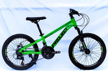 Велосипед 20 AL Corso «PROJECT» PJ-20693 алюміній 10", (к-т SunRun) салатовий