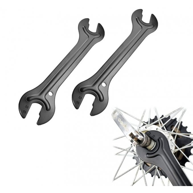 Ключ педальний, конусний чорний PIHU ВТ-2919 (13-15,14-16) фото westvelo.com