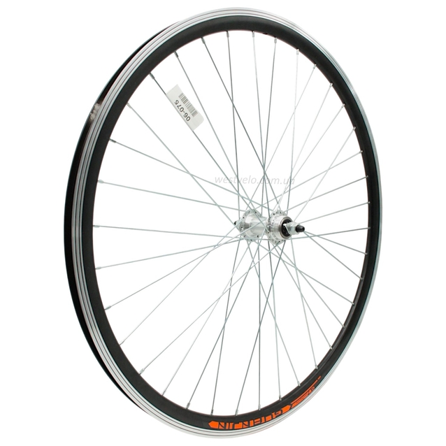 Колесо 28-29 перед, обід 2-ний чорний, втулка AL. на промах, диск різьба (Guan Jin) фото westvelo.com