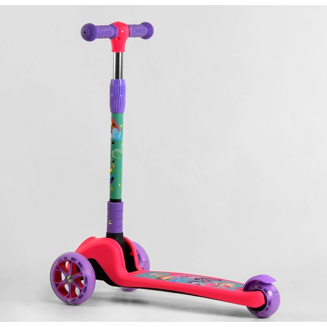 Самокат дитячий 3-х колісний, Best Scooter «MY LITTLE PONY» 68055 рожевий