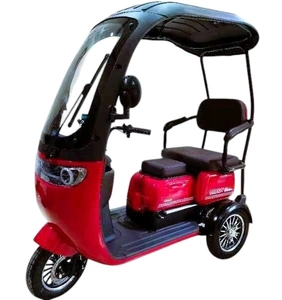 Трицикл Corso «HANDY» HD-80475, двигун 800W, акумулятор 72V/20Ah, червоний + 1 ящик. акум, колеса 10"