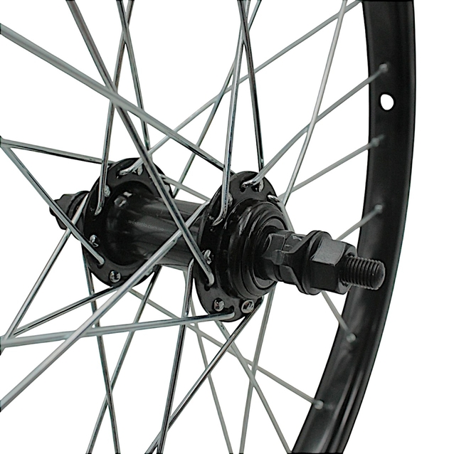 Колеса 20 обід чорний, перед + зад з втулкою Falcon (чорна) + к-т фото westvelo.com