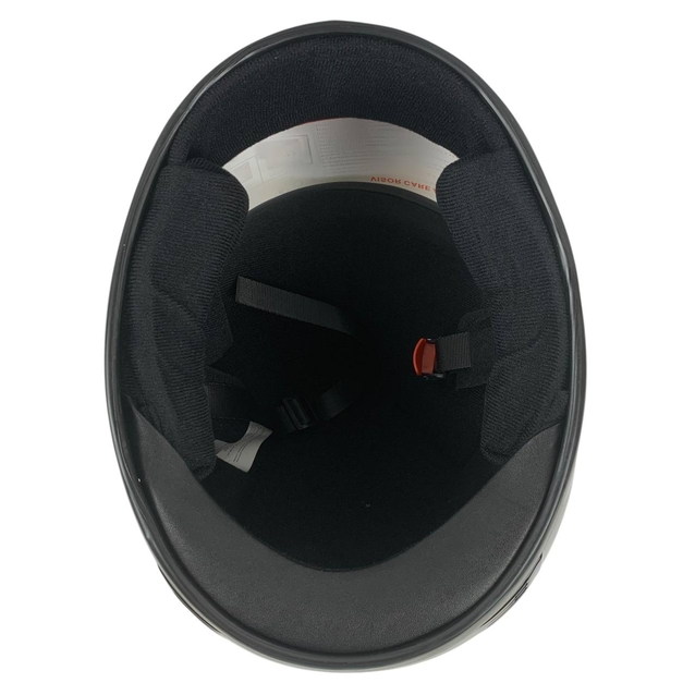 Мото шолом, закритий (L 59-60) BLD "HELMETS", чорно-червоний, матовий (825) фото westvelo.com