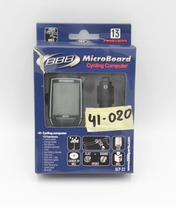 Велокомп'ютер BBB ВСР-22 "MicroBoard" чорний (13 functions)