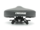 Сідло на пружинах CROSSRIDE № 013, чорне з буртиком фото westvelo.com