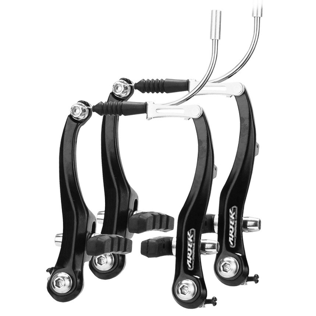 Гальма V-brake (перед + зад) ARTEK Т210DG алюміній чорні фото westvelo.com