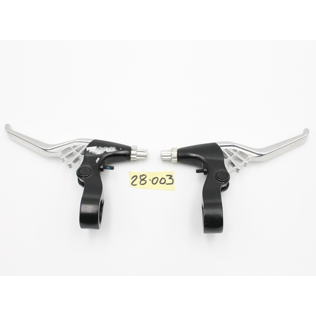 Ручки гальмівні APSE алюмінієві чорно-нікельні фото westvelo.com