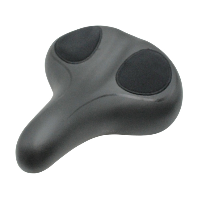 Сідло на демферах AZ 6046 with gel чорне, гелеві вставки. фото westvelo.com