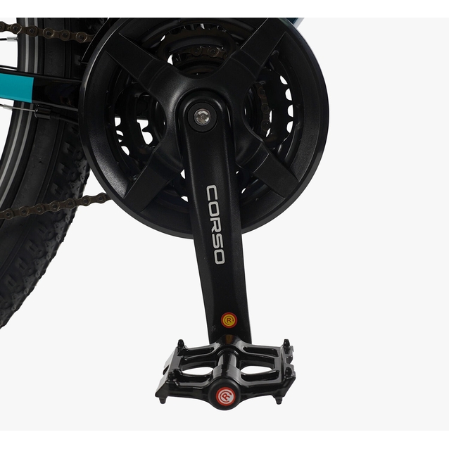 Велосипед 29 AL Corso «KORD» KR-11278 алюміній 17", (к-т SHIMANO) чорно-синій