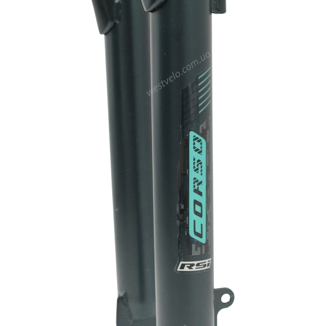 Вилка 27.5 аморт. безрізьб. Ø28.6mm L-200mm disk CORSO (115) чорна фото westvelo.com