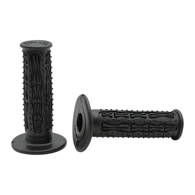Мото гріпси (MOTOGRIP), чорні гумові з буртиком фото westvelo.com