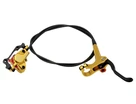 Гідравлічні гальма BLOOKE BL-M620 жовті (L-80mm 160/140)(L140mm 180/160) фото westvelo.com