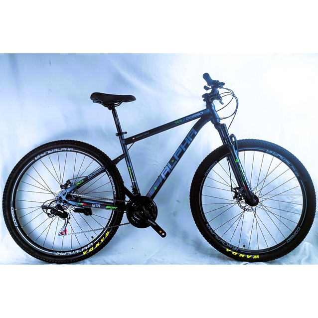 Велосипед 29 ST Corso «ALPHA» LF-29815 сталь 19", (к-т SHIMANO) чорний