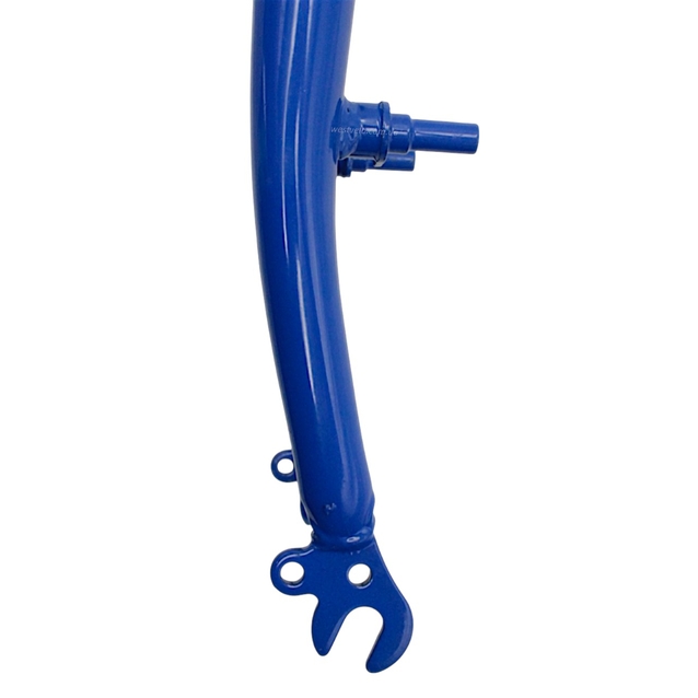 Вилка 16 сталева синя з кріпленням під V-brake, шток L-200mm р.з L-90mm фото westvelo.com