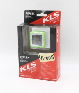 Велокомп'ютер KLS Reflex WL лайм, безпровідний (14 functions)