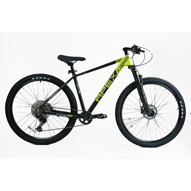 Велосипед 29 AL Corso «APEX» PX-29007 алюміній 19", (к-т SHIMANO Deore) чорно-жовтий фото westvelo.com