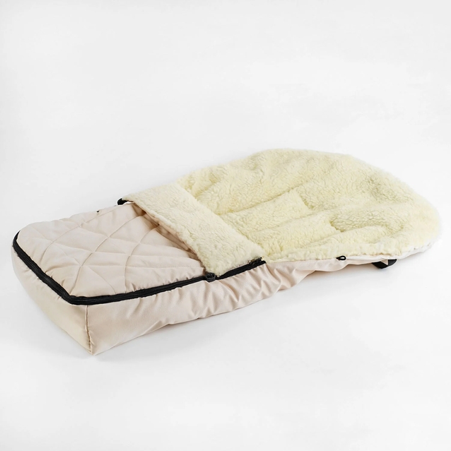 Конверт на хутрі світло-бежевий фото westvelo.com