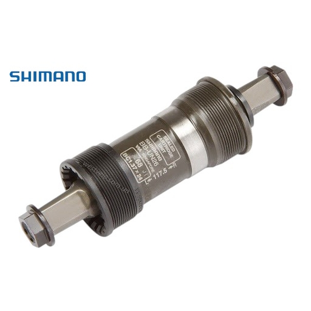 Картридж 117,5х68мм. SHIMANO BB-UN26 квадратний вал з болтами