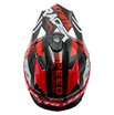 Шолом, закритий крос/ендуро (L) АТV Forsage Rider 032 чорно-червоний глянець з дашком + окуляри фото westvelo.com
