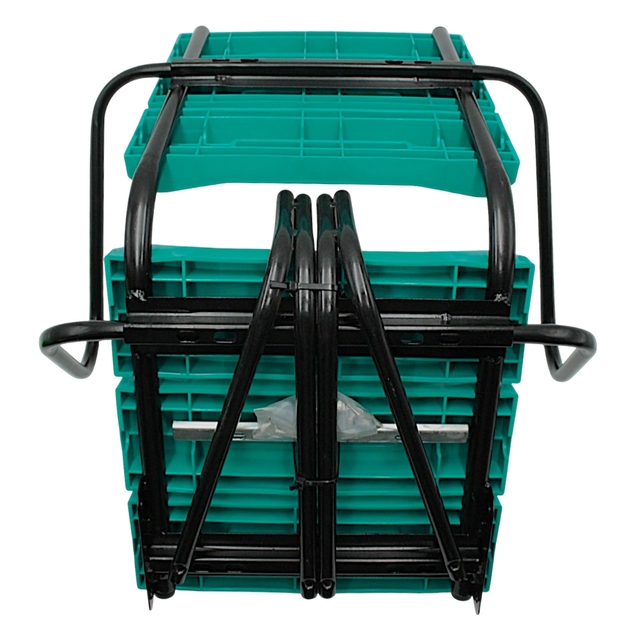 Крісло дитяче метал. на зад. багажник, "Лавочка" посилене, бірюзове фото westvelo.com