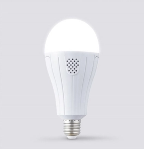 Лампа світлодіодна акумуляторна 15 W E27 (2 акумулятори 5000 mWh, 3.7 V в комплекті) 220В (LED A+)