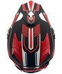 Шолом, закритий крос/ендуро (L) АТV Forsage Rider 031 чорно-червоний матовий з дашком + окуляри