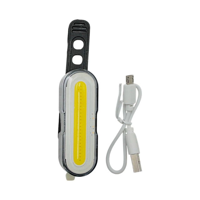 Мигалка на usb зад LD-2207,біло-червона (120 Lm, 600 mAh) micro USB, 5 режимів фото westvelo.com