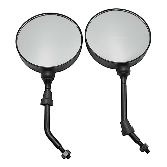 Дзеркало заднього виду Круглі SDTW (QX‑1192B) (M8-10 R+R) фото westvelo.com