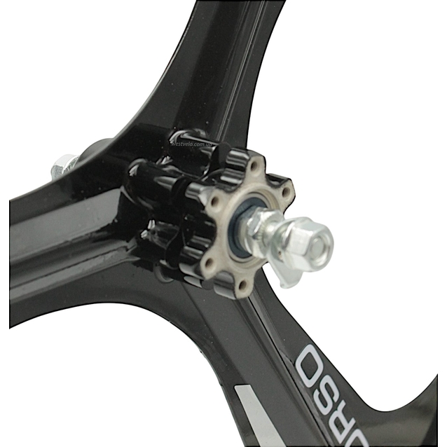 Колеса 26 перед+зад, обода ЛИТІ чорні Corso, втулка на промах, диск 6 болтів фото westvelo.com