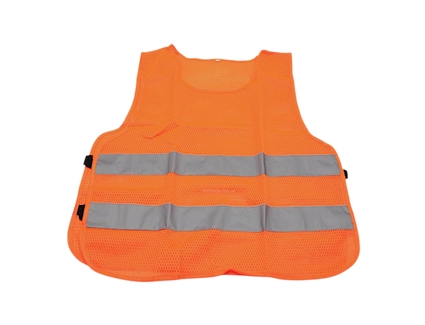 Жилет безпеки світловідбиваюча сітка, M (58*53см) помаранчева