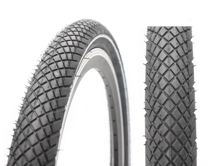 Покришка 14-2.125 "Ромб" лиса, біла смуга (64-254)