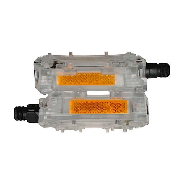 Педалі полікарбонат Hengchi FPD-287, прозорий (Тайвань) фото westvelo.com