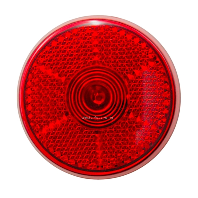 Габарит задній червоний JY-052 на рюкзак на батарейках фото westvelo.com