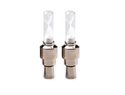 Мигалка-ковпачок на ніпель колеса прозора "Веселка"