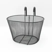 Кошик передній металевий, сіточка на ГАЧКИ, чорний фото westvelo.com