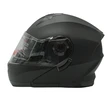 Мото шолом, трансформер (S 55-56) F2 162 чорний, матовий з відкидними окулярами фото westvelo.com