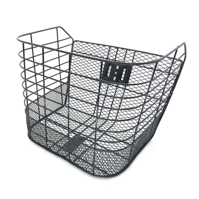 Кошик металевий косий, сітка-дріт, чорний фото westvelo.com