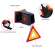 Мигалка usb зад. №902 "Трикутник" LED (LEIHAO-286) червоно-жовта фото westvelo.com