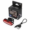 Мигалка зад №096 AQY-096 червоно-біла, з акумулятором, на usb зарядку фото westvelo.com