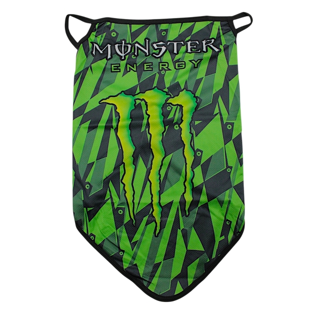Маска обличчя пилозахисна "Monster" GE-75, із зеленим малюнком фото westvelo.com