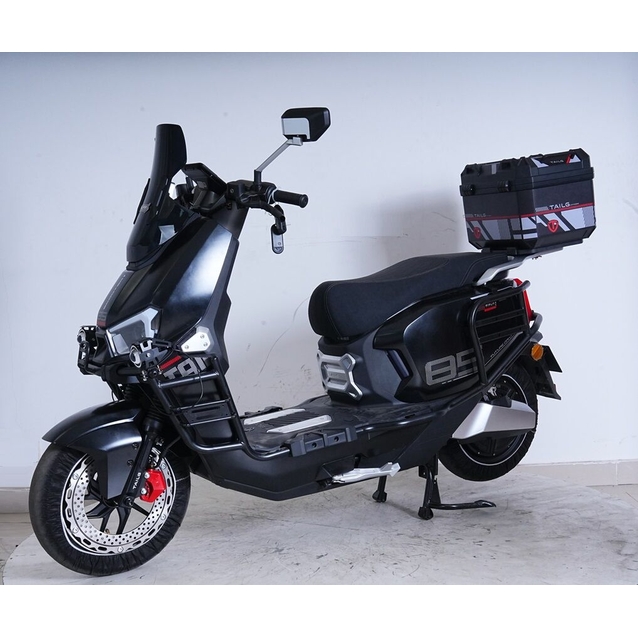 Електроскутер Tailg «F-73» B01, двигун 2000W, акумулятор 72V 35Ah графеновий, чорний, колеса 12" + ЗАХИСНИЙ БАМПЕР фото westvelo.com