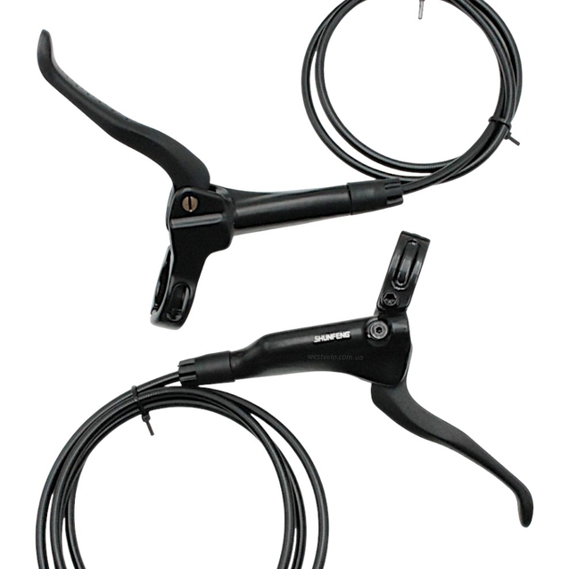 Гідравлічні гальма SHUNFENG DULA 601+RT525 (R/775мм 160/140+ L/1350мм180/160) 2 диски Ø160 +болти фото westvelo.com