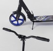 Самокат дитячий 2-х колісний, PU Best Scooter 73193 чорно-синій , Ø200mm, AL, 2 амортизатора фото westvelo.com