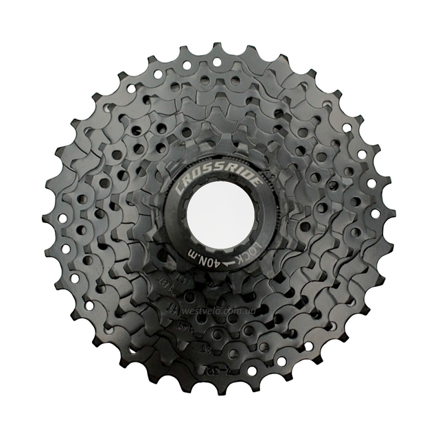 Касета 8 швидкостей CROSSRIDE CR-CS220, чорна (11-32Т) фото westvelo.com