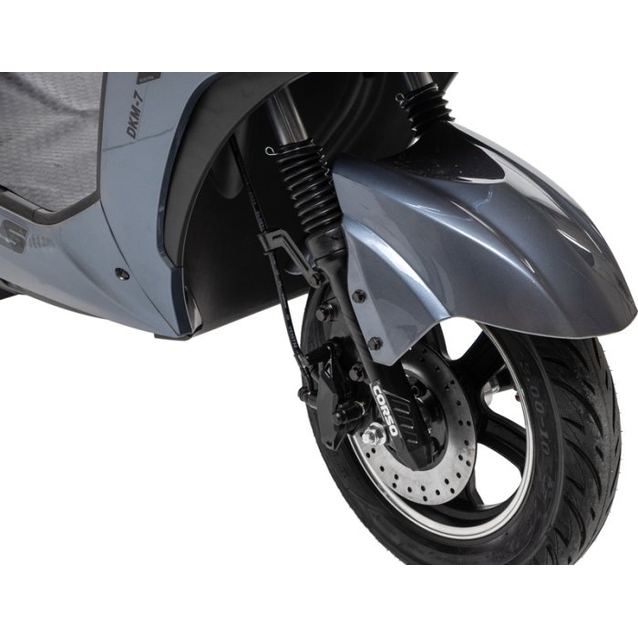 Електроскутер Corso «ATMOS» TS-731147, двигун 2000W, акумулятор 72V/35Ah графеновий, сірий, колеса 10" + 1 ящик. акум фото westvelo.com