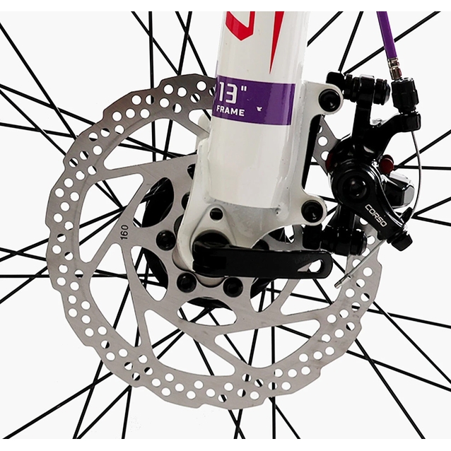 Велосипед 26 AL Corso «MERCURY» MR-26237 алюміній 13", (к-т SHIMANO) рожевий фото westvelo.com