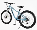 Велосипед 27.5 AL Corso «ELYSIUM» LS-27930 алюміній 15.5", (к-т SHIMANO) блакитний фото westvelo.com
