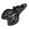 Сідло мтв AVANTI AFT-84 GEL, з отвором, чорне із чорною смугою фото westvelo.com