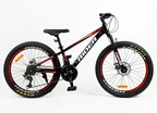 Велосипед 24 ST Corso «RIDER» RD-24952 сталь 11", (к-т LTWOO-A2) чорно-червоний фото westvelo.com